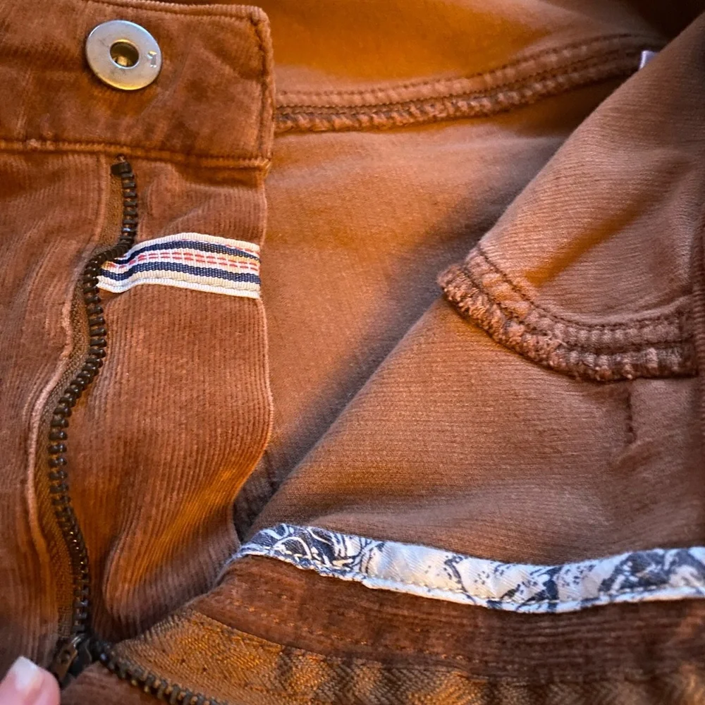 Anthropologie Pilcro and the Letterpress women’s caramel Skinny corduroy pants - Picture 4 of 11